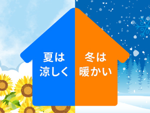 断熱・遮熱機能で快適な住まい